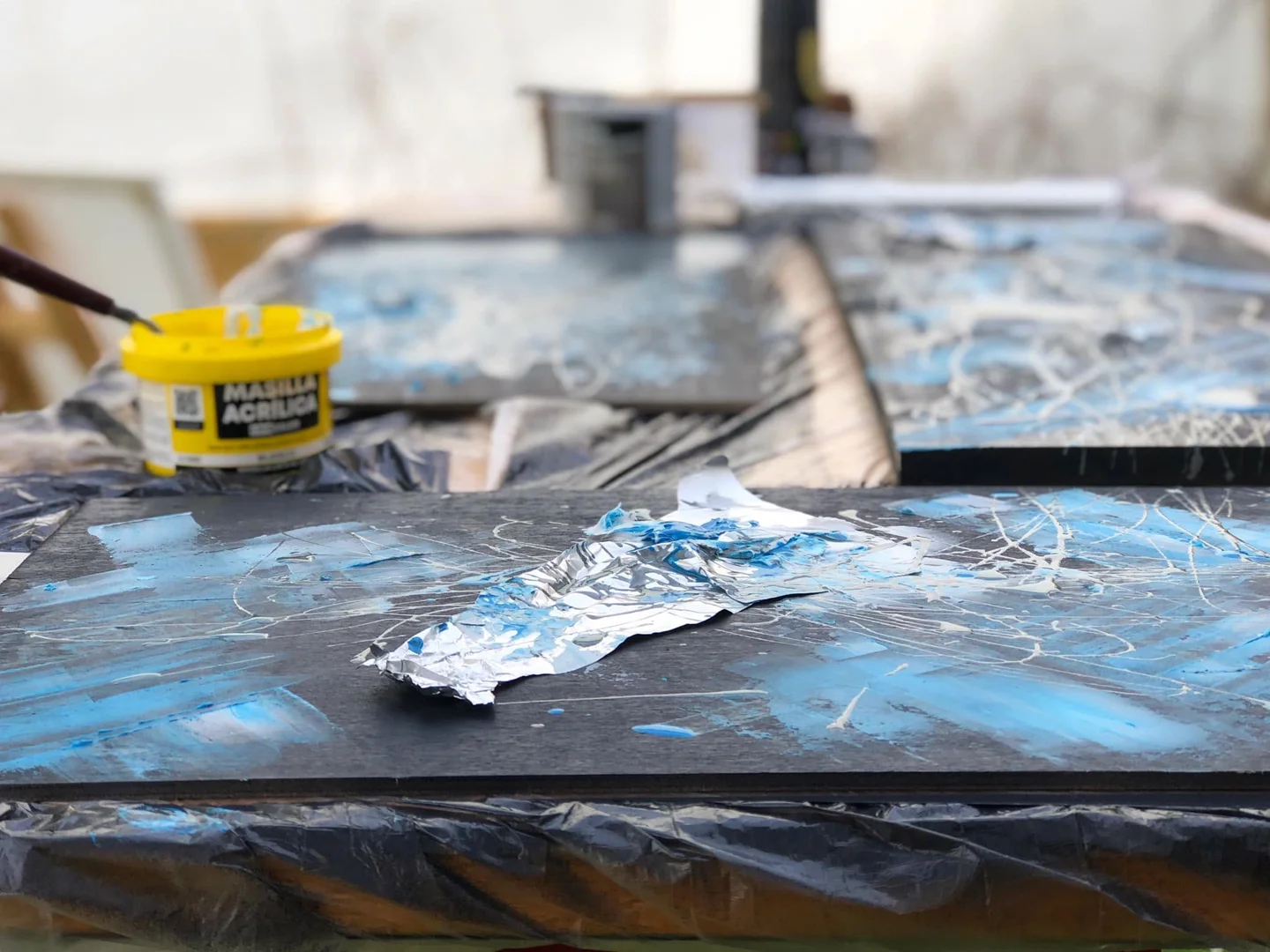 Outdoor studio — materials and process